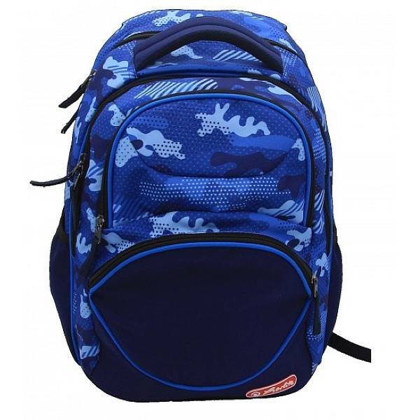 Herlitz ergonomikus iskolatáska hátizsák – Cube Blue Army