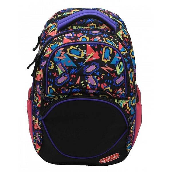 Herlitz ergonomikus iskolatáska hátizsák – Cube Abstract