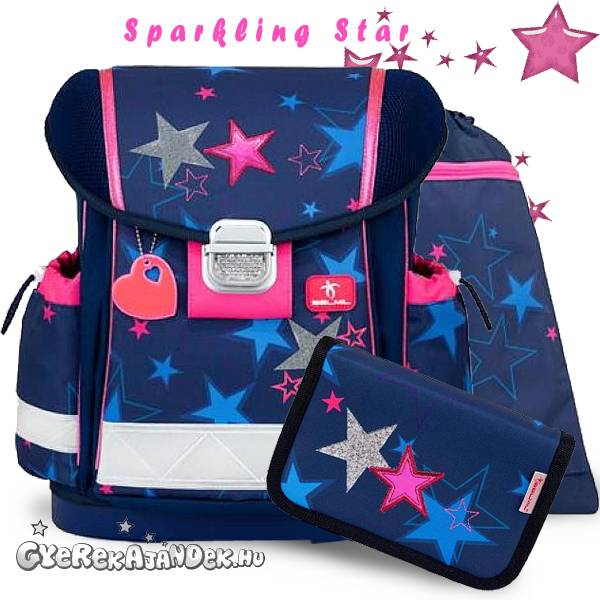 Belmil ergonomikus iskolatáska SZETT- Sparkling Star