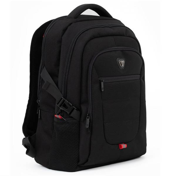 Budmil iskolatáska, hátizsák 46 cm - fekete