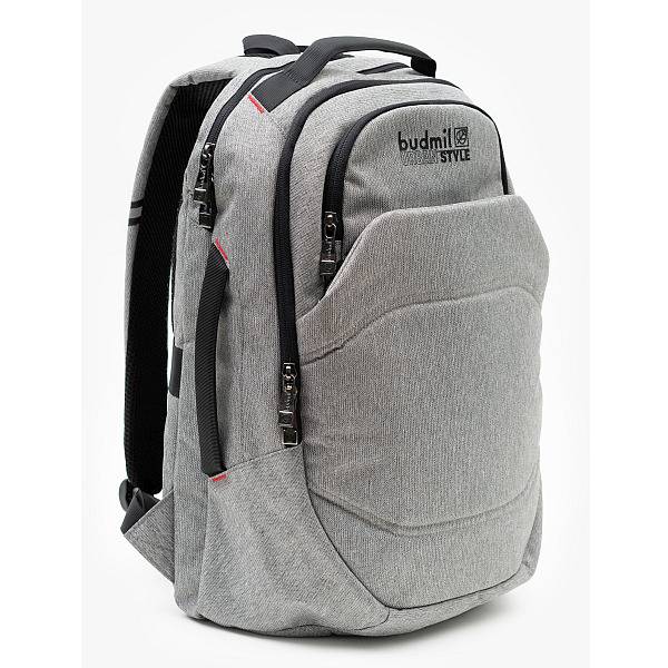 Budmil iskolatáska, hátizsák Urban Style - Szürke