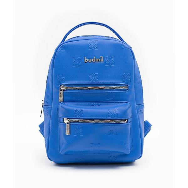 Budmil műbőr hátizsák kamaszoknak - kék