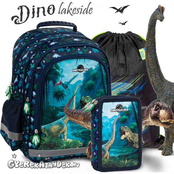 Dinoszauruszos iskolatáska, hátizsák SZETT - Lakeside