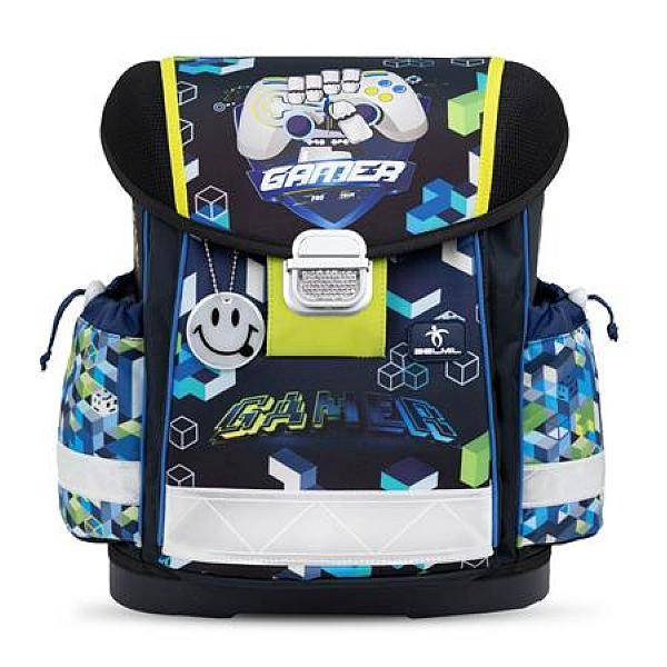 Belmil merevfalú iskolatáska – Pixel Cube Game