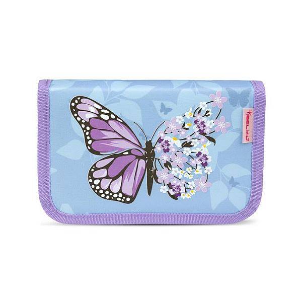 Belmil kihajtható tolltartó – Purple Blue Butterfly