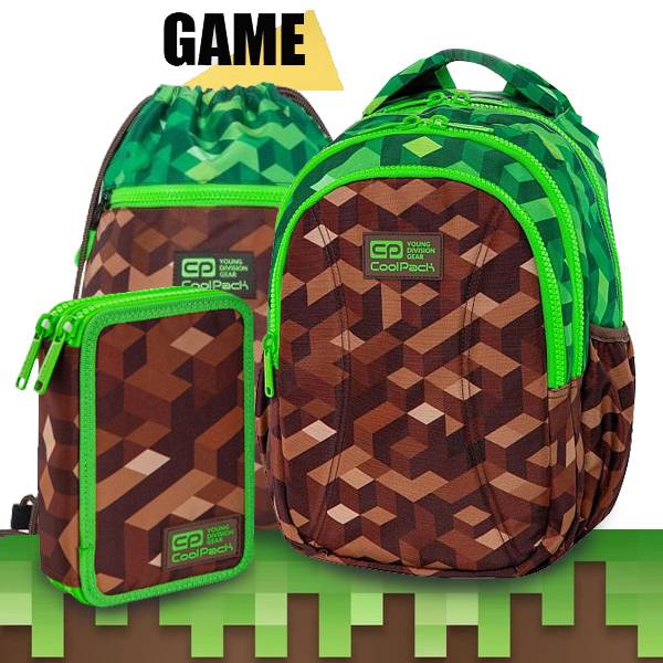 Coolpack ergonomikus iskolatáska SZETT JOY S - Game