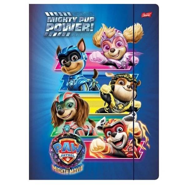 Mancs őrjárat A4-es gumis mappa – Mighty Pup Power!