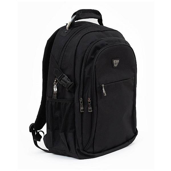 Budmil iskolatáska, hátizsák 49 cm – fekete