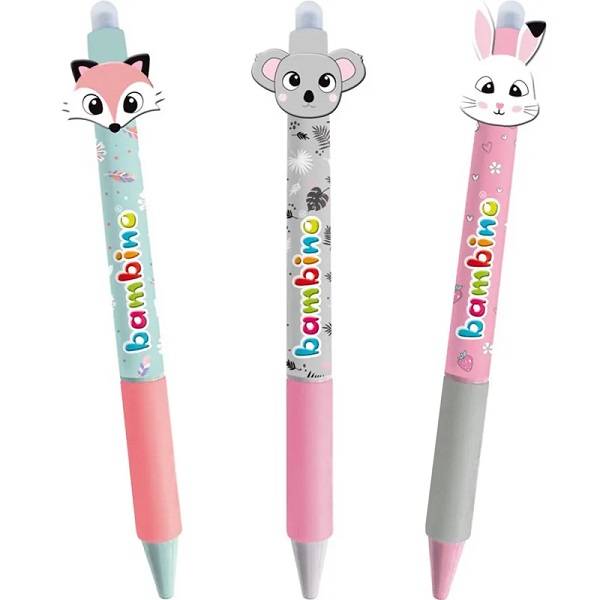 Bambino radírozható toll állatos – többféle