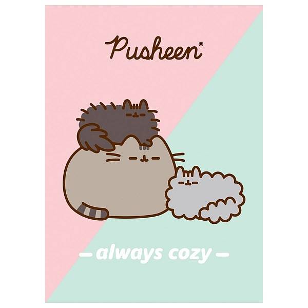 Pusheen Cat A5-ös kockás füzet 32 lapos – többféle