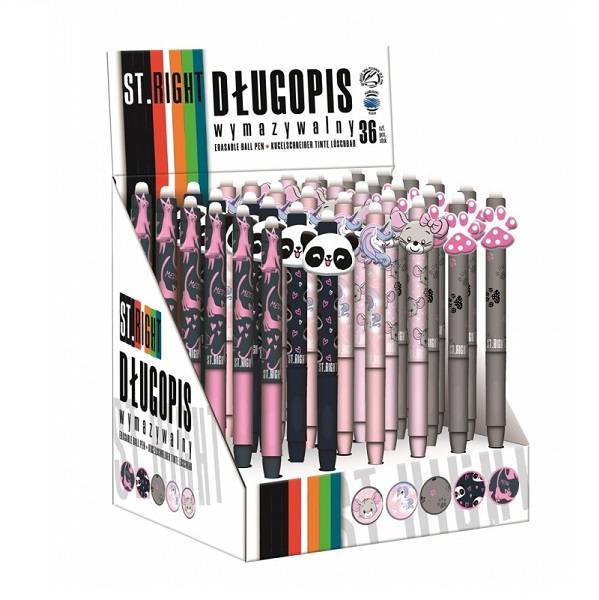 St. Right radírozható toll állatos – többféle