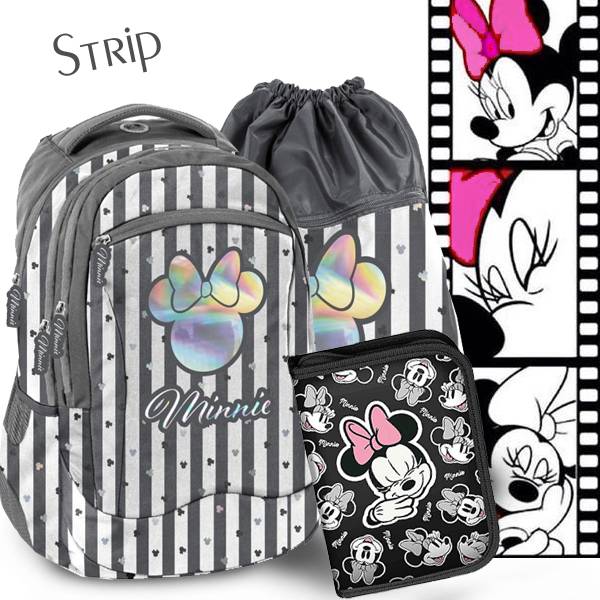 Minnie iskolatáska hátizsák Silver Trip SZETT – Paso
