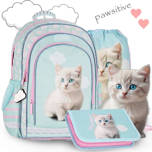 Starpak cicás iskolatáska, hátizsák SZETT – Pawsitive
