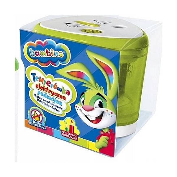 Bambino elektromos asztali hegyező kétlyukú – zöld