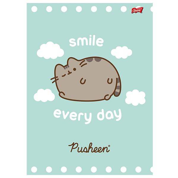 Pusheen cicás A4-es kockás füzet 32 lapos – többféle