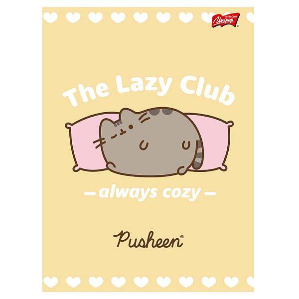 Pusheen cicás A5-ös kockás füzet 32 lapos többféle