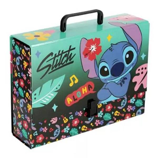 Stitch fogantyús irattartó XL – Mint Aloha