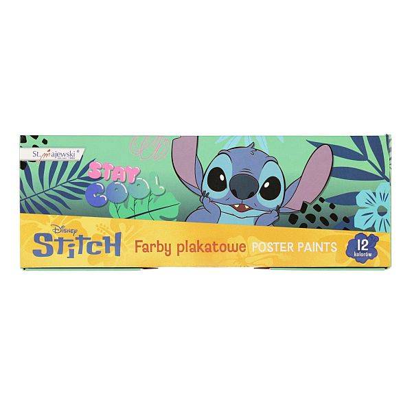 Stitch plakát festék készlet 12 db-os
