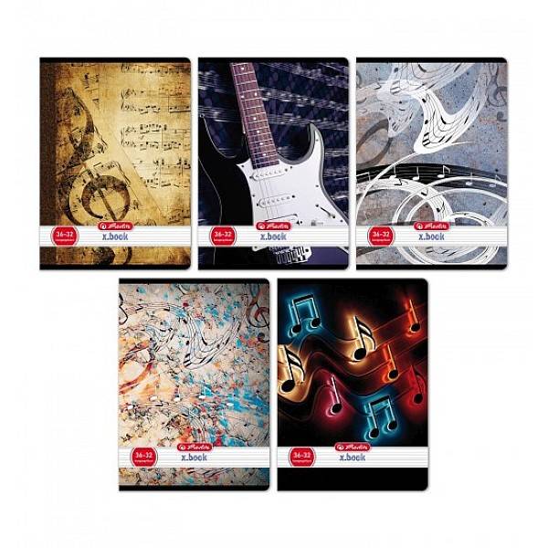 Herlitz A5-ös hangjegy füzet – Design