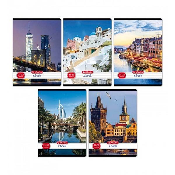 Herlitz A5-ös vonalas füzet – City