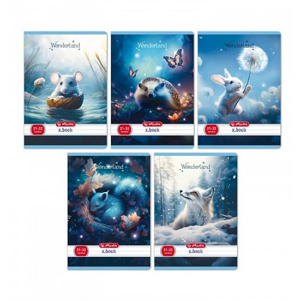Herlitz A5-ös vonalas füzet – Wonderland