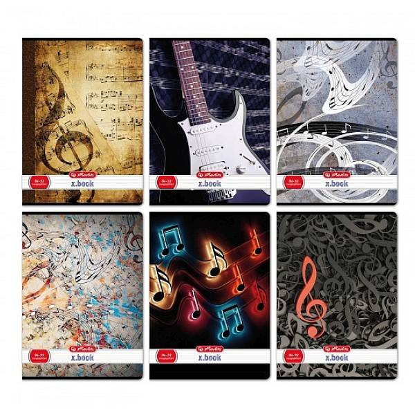 Herlitz A4-es hangjegy füzet – Design