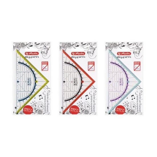 Herlitz my.pen háromszög vonalzó 16 cm – többféle