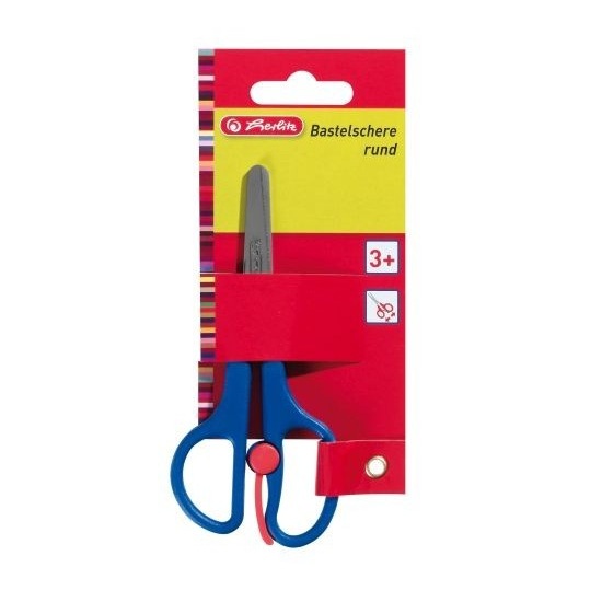 Herlitz tompa iskolai olló jobbkezes 13 cm – többféle színben