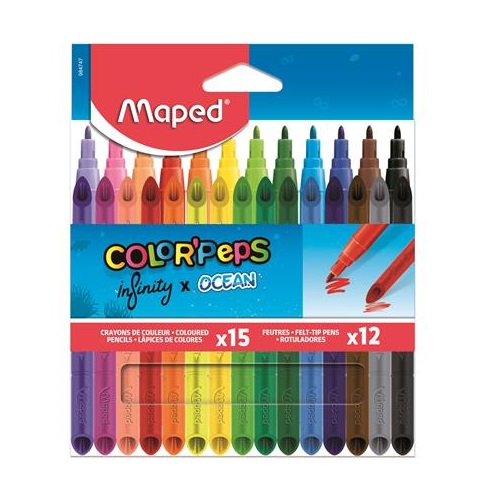 Maped filctoll + színes ceruza készlet – Color Peps Infinity