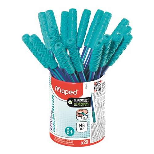 Maped grafitceruza szilikon ceruzavéggel – Kidy Learn Concentration