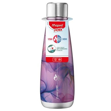 Maped Picnik duplafalú fém kulacs, termosz 500ml – Silky