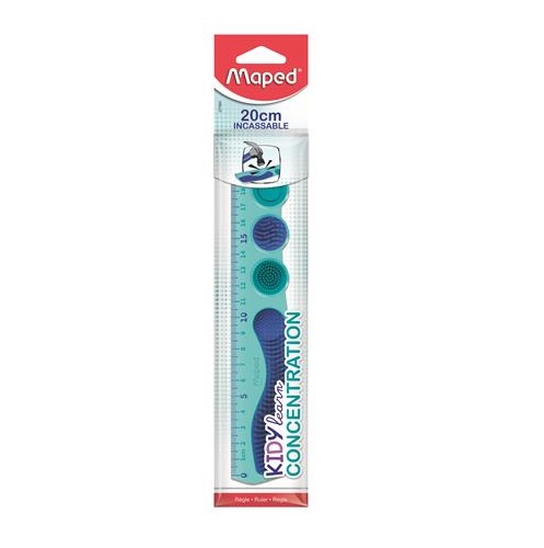 Maped törhetetlen műanyag vonalzó 20 cm-es – Kidy Learn Concentration