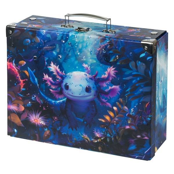 Baagl fogantyús irattartó fém sarkokkal – Axolotl