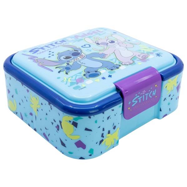 Stitch több rekeszes uzsonnás doboz Supreme – Stitch és Angel
