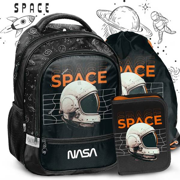 NASA iskolatáska, hátizsák SZETT – ORANGE SPACE