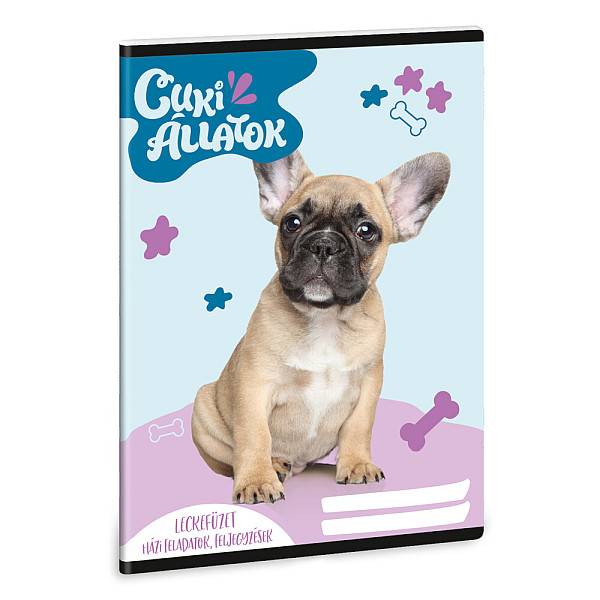 Ars Una leckefüzet – Cuki állatok – Francia bulldog