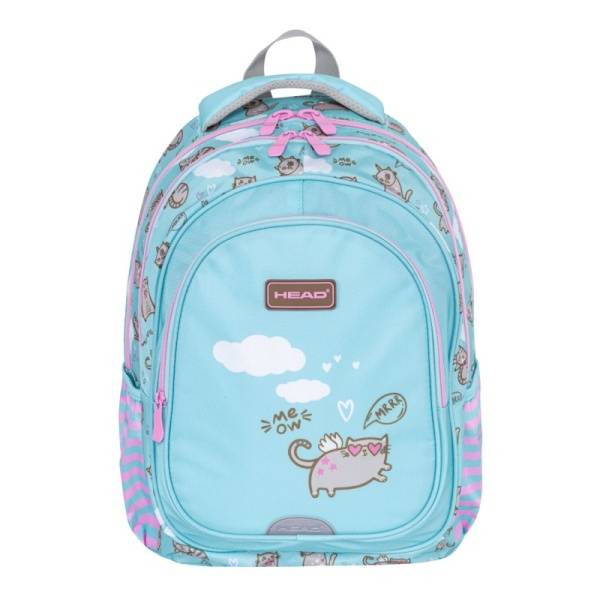 HEAD cicás ergonomikus iskolatáska, hátizsák – Meow
