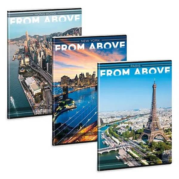 Ars Una sima füzet A4 – Cities from above