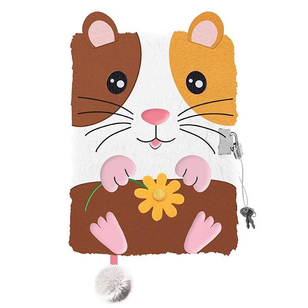 Plüss napló 3D mintával A5 – Tengerimalac