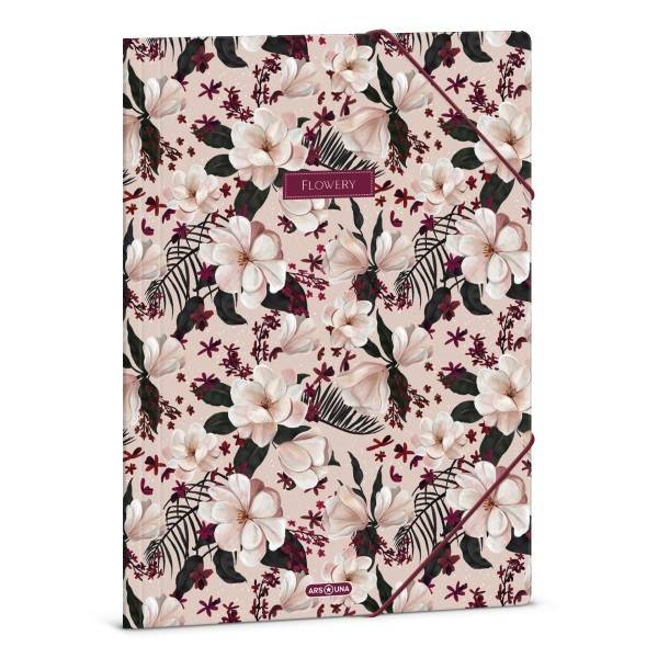 Ars Una gumis mappa A/4 – Flowery Pink