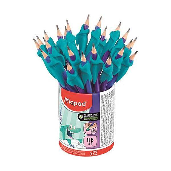 Maped háromszögletű grafitceruza radírral, ceruzafogóval – Kidy Learn 1