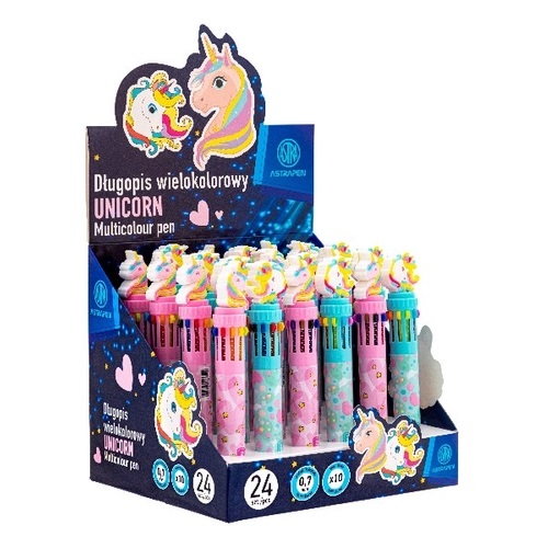 Astra unikornisos többszínű golyóstoll – többféle