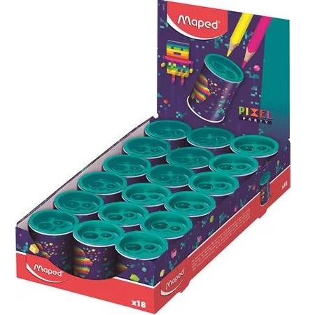 Maped fém tartályos hegyező – Pixel Party