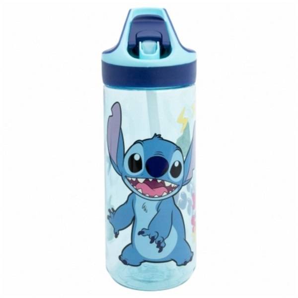 Stitch szívószálas tritán kulacs 620 ml