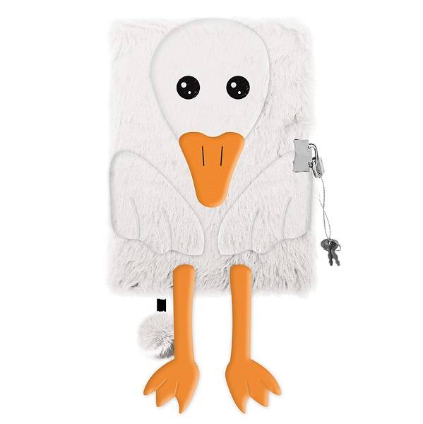 Plüss napló 3D mintával A5 – Liba