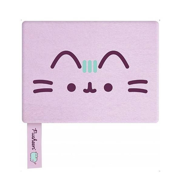 Pusheen Cat notesz, jegyzetfüzet - lila