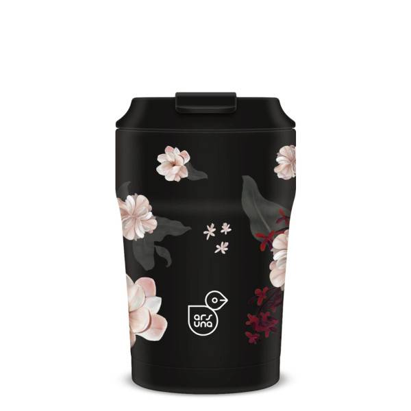 Ars Una thermo bögre 350 ml - Flowery Black