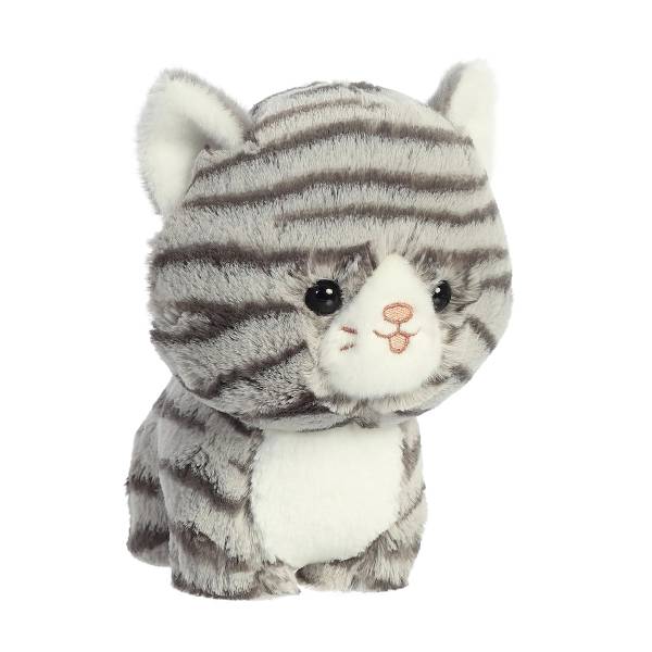 Aurora Teddy Pets plüss cica 18 cm – szürke