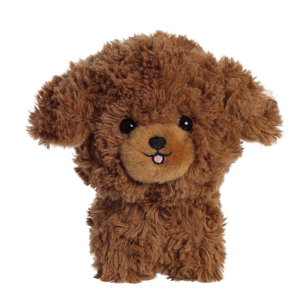 Aurora Teddy Pets plüss kutya 18 cm – Barna pudli