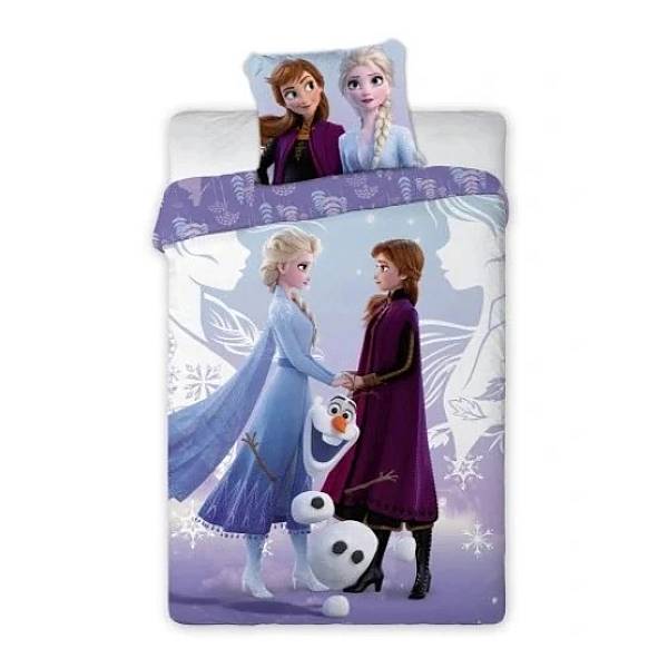 Jégvarázs 2 ágyneműhuzat szett 140x200 cm - Anna és Elsa